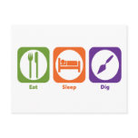 Eat Sleep Dig Post Card