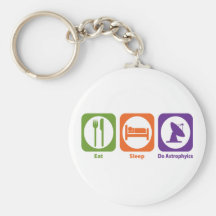 Eat Sleep Do Astrophyics Key Chains
