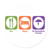 Eat Sleep Do Atmospheric Sciences stickers