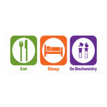Eat Sleep Do Biochemistry posters