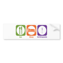 Eat Sleep Do Chiropractic Bumper Sticker