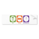 Eat Sleep Do Chiropractic Bumper Sticker