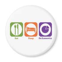 Eat Sleep Do Economics Fridge Magnets
