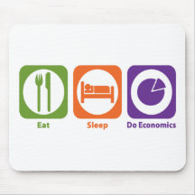 Eat Sleep Do Economics Mouse Mats