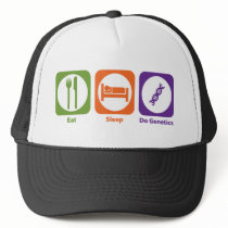 Eat Sleep Do Genetics Hat