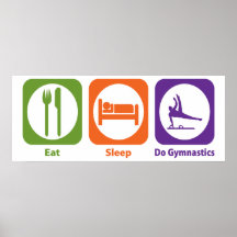 Eat Sleep Do Gymnastics Posters