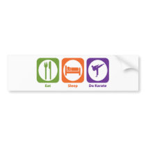 Eat Sleep Do Karate bumper stickers by 1000suns Eat Sleep Do Karate bumper stickers