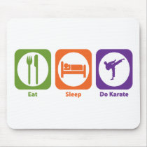 Eat Sleep Do Karate Mouse Mat