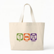 Eat Sleep Do Math Tote Bags