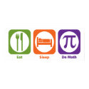 Eat Sleep Do Math posters