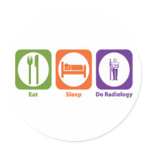 Eat Sleep Do Radiology stickers
