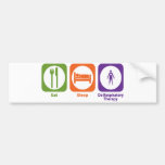 Eat Sleep Do Respiratory Therapy Bumper Sticker