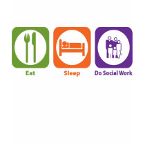 Eat Sleep Do Social Work Tee Shirt