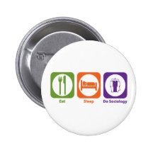 Eat Sleep Do Sociology Button