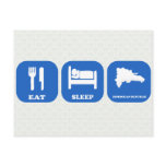 Eat Sleep Dominican Republic Postcard