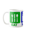 EAT SLEEP DRIVE CAR HOTEL mugs