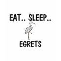 Eat Sleep EGRETS t-shirts