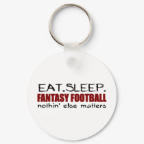 Eat Sleep Fantasy Football keychains