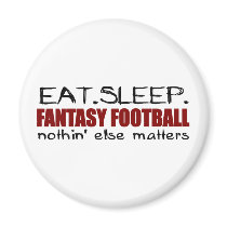 Eat Sleep Fantasy Football Magnets