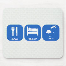 Eat Sleep Fiji Mouse Pad