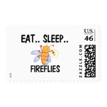 Eat Sleep FIREFLIES postage