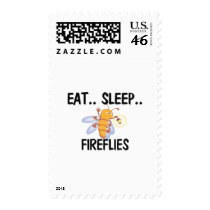 Eat Sleep FIREFLIES postage