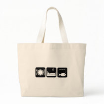 Eat Sleep Fish 1 Tote Bag
