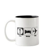 eat sleep fly mugs by doonidesigns eat sleep fly mugs