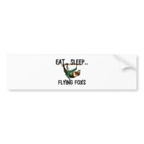 Eat Sleep FLYING FOXS bumper stickers