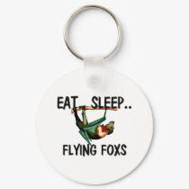 Eat Sleep FLYING FOXS keychains
