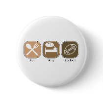 Eat Sleep Football F buttons by mariabellimages Eat Sleep Football F buttons