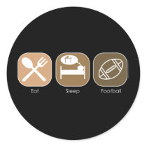 Eat Sleep Football stickers