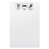 Eat Sleep Football Stationery