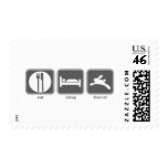 Eat Sleep Freenet Postage Stamp