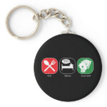 Eat Sleep Gamble Keychains