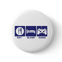 Eat Sleep Game buttons by CasuallyHardcore Eat Sleep Game buttons