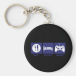 Eat Sleep Game Keychain