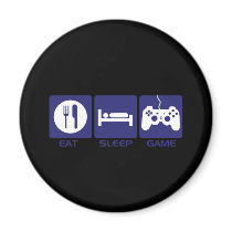 Eat Sleep Game magnets by CasuallyHardcore Eat Sleep Game magnets