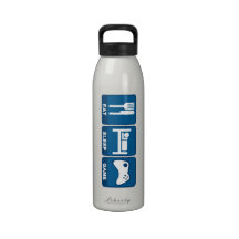 Eat Sleep Game Water Bottle