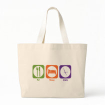 Eat Sleep Glide Canvas Bag