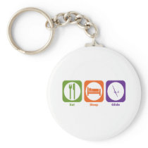Eat Sleep Glide Key Chains