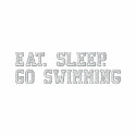 eat. sleep. go swimming embroidered shirts by swimclub eat. sleep. go swimming embroidered shirts