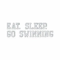eat. sleep. go swimming embroidered shirts by swimclub eat. sleep. go swimming embroidered shirts