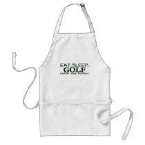 Eat Sleep Golf aprons