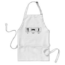 Eat Sleep Golf Apron