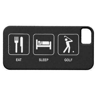 Eat Sleep Golf iPhone 5 Case