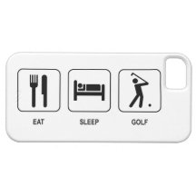 Eat Sleep Golf iPhone 5 Covers