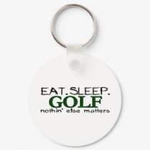 Eat Sleep Golf keychains