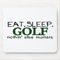Eat Sleep Golf mousepads