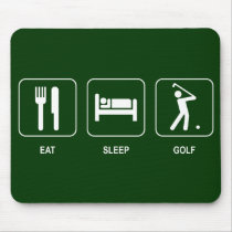 Eat Sleep Golf Mousepad